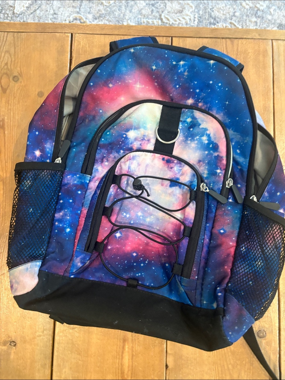 Pottery Barn Teen Galaxy Print Backpack in Blue, Pink, Purple